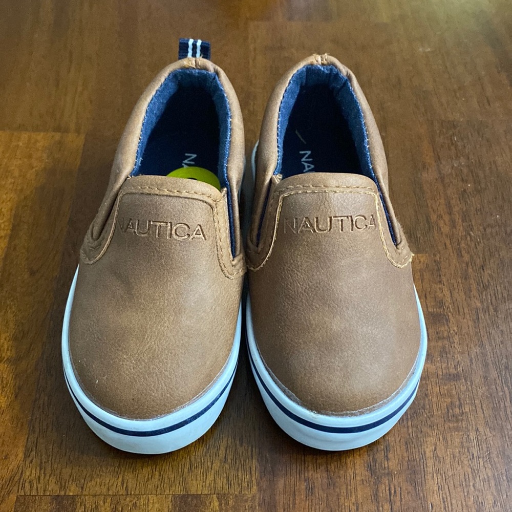 Nautica Toddler Brown Boat Shoes Size 5